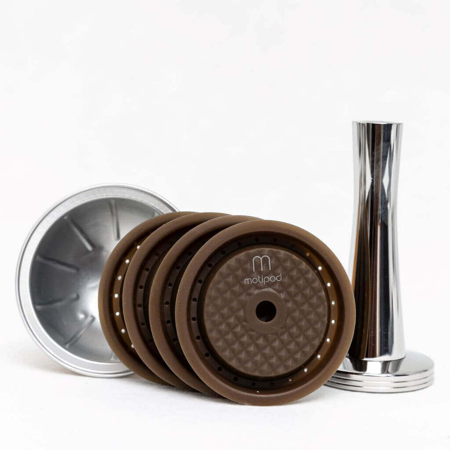 Reusable Lid Starter Bundle for Vertuo 4 Pack