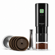 Platinum Bundle | Nespresso® Vertuo Compatible Lids + MotiVago™ Auto Grinder