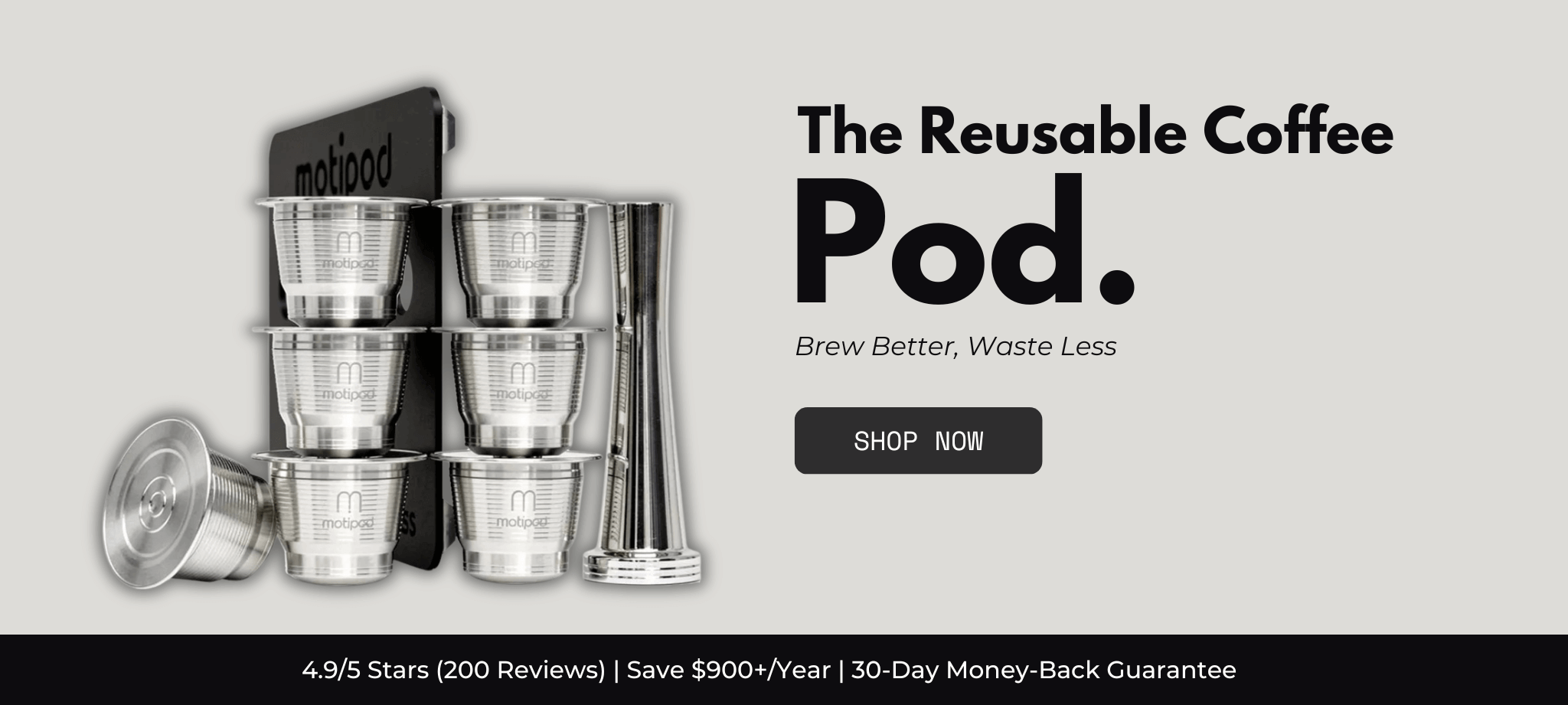 Reusable coffee pods